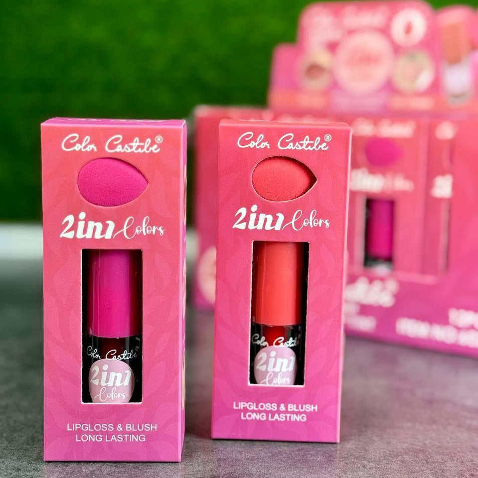 Color Castle 2 in 1 Makeup Deal, Pack Of 2 | Color castle lipsticks Pack