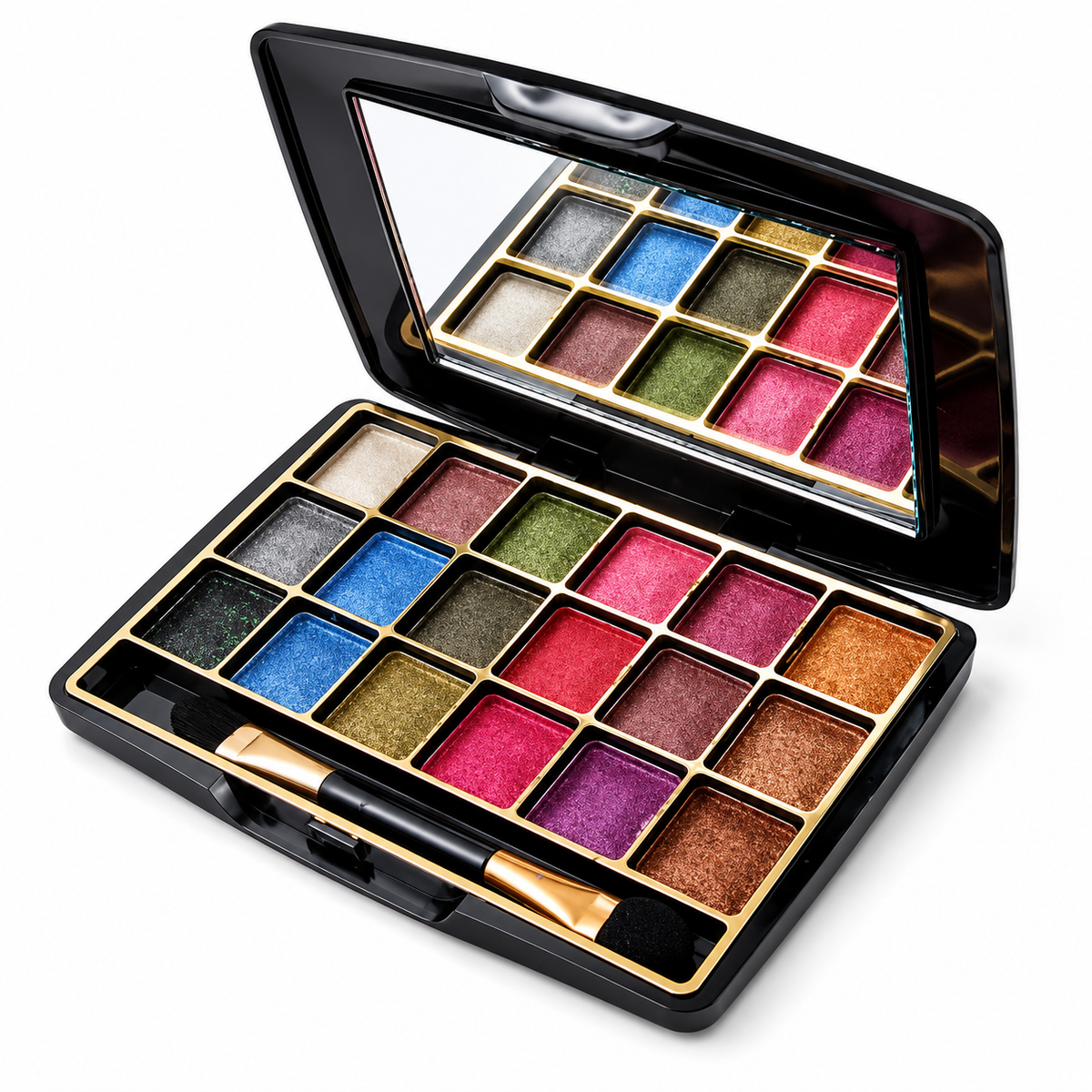 MAT Beauty 18 in 1 Professional Makeup Eyeshadow Kit neutral shades for everyday and party makeup looks