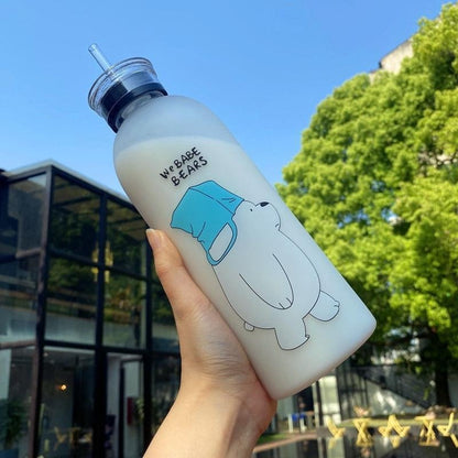 We Bare Bears Panda Water Bottle 1000ml