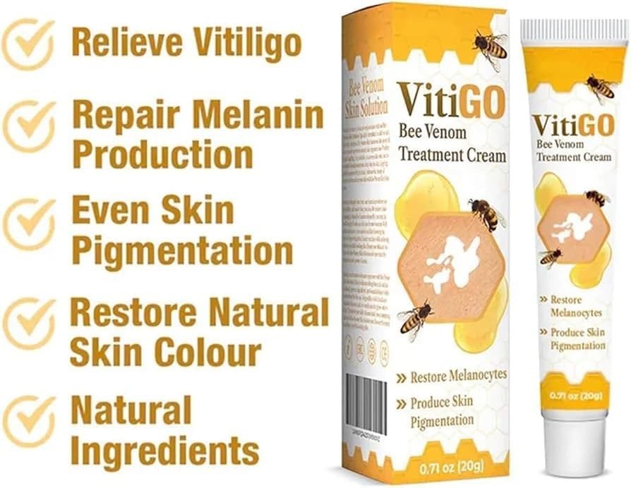 Fivfivgo™ VitiGO Bee Venom Correcting Cream (20g) Support for Skin Pigmentation Recovery and Even Skin Tone