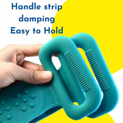 Silicone Back Scrubber Bath Belts - Bath Accessory Designed For Body Exfoliation And Daily Hygiene Routine (Random Color)