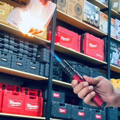 🔥 Jet Flame Torch Lighter – Windproof | Strong Blue Flame | Refillable Metal Body